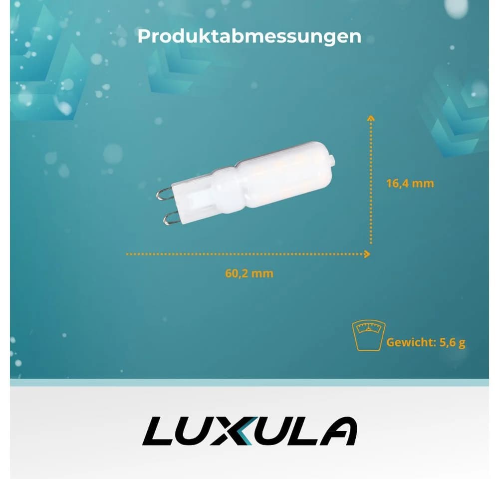 LUXULA LED-Leuchtmittel G9 4W 2800K Warmweiß - Bild 3