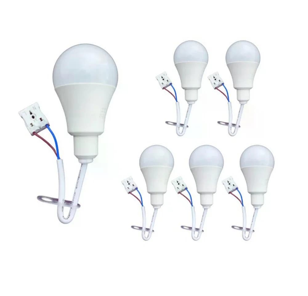 LUXULA LED-Renovierungslampe mit Klemme E27 4000K Weiß - Bild 2