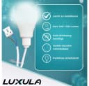 LUXULA LED-Renovierungslampe mit Klemme E27 4000K Weiß Bild 3