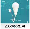 LUXULA LED-Renovierungslampe mit Klemme E27 4000K Weiß Bild 5