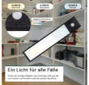 LUXULA LED Unterbauleuchte Schwarz mit Bewegungsmelder und CCT Bild 4
