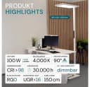 LUXULA LED Stehlampe Schwarz Dimmbar Up-Downlight Bild 1