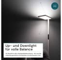 LUXULA LED Stehlampe Schwarz Dimmbar Up-Downlight Bild 3