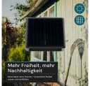 LUXULA Solar-Wandleuchte Schwarz LED 18lm CCT Farbwechsler Bild 3