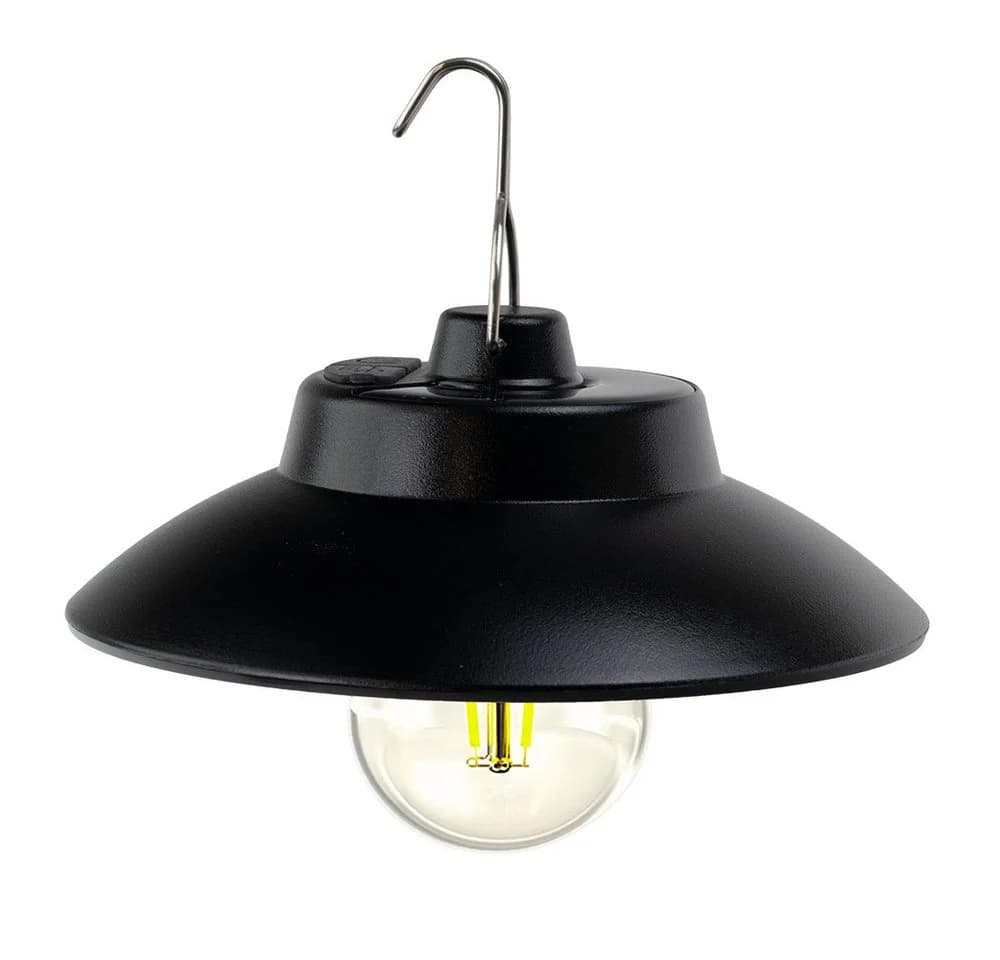 LUXULA LED Solarleuchte Campingleuchte Schwarz Dimmbar IP54 - Bild 2