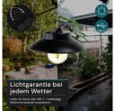 LUXULA LED Solarleuchte Campingleuchte Schwarz Dimmbar IP54 Bild 3