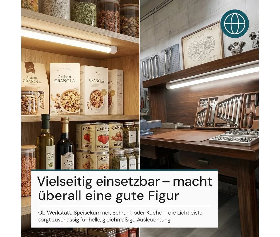 LUXULA LED Unterbauleuchte 120 cm CCT einstellbar Weiß - Bild 3