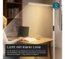 LUXULA LED Stehlampe 45 W 4000 K Neutralweiß Aluminium Touch-Dimmbar Bild 2