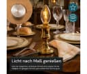 LUXULA LED-Leuchtmittel E14 3W 2200K Warmweiß Bernsteinglas Dimmbar Bild 3