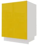 Feldmann-Wohnen Spülenunterschrank Napoli 60cm lichtgrün Hochglanz Soft-Close Bild 2