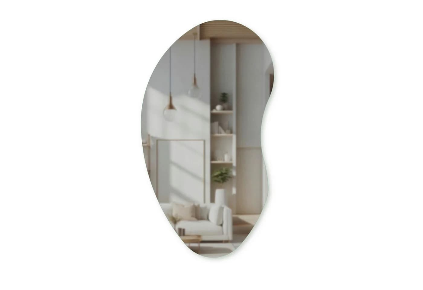MySpiegel.de Wandspiegel Asymmetrisch Tropfenform Glas - Bild 2