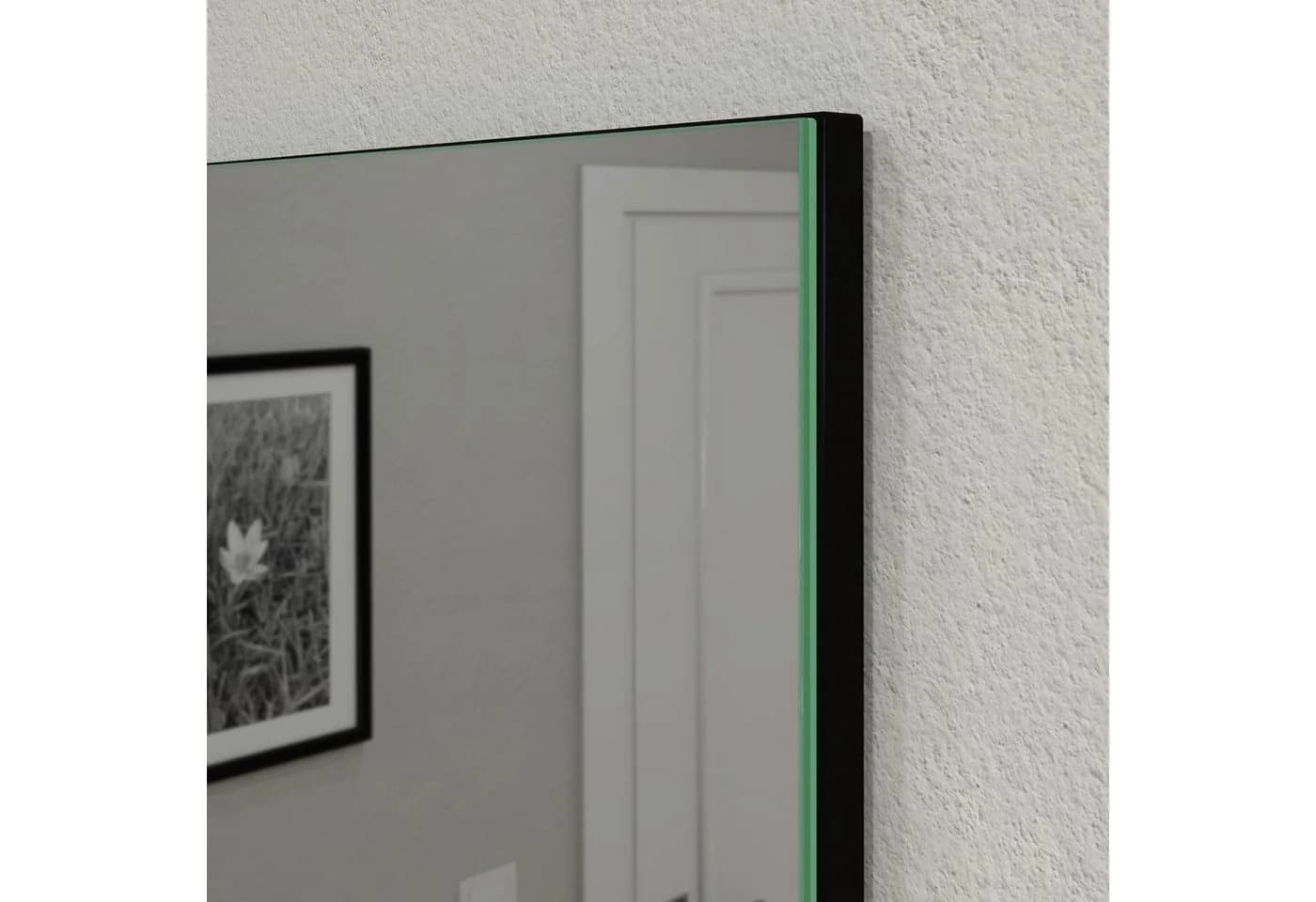 MySpiegel.de Wandspiegel Rechteckig Schwarz mit 5 cm Rand - Bild 3