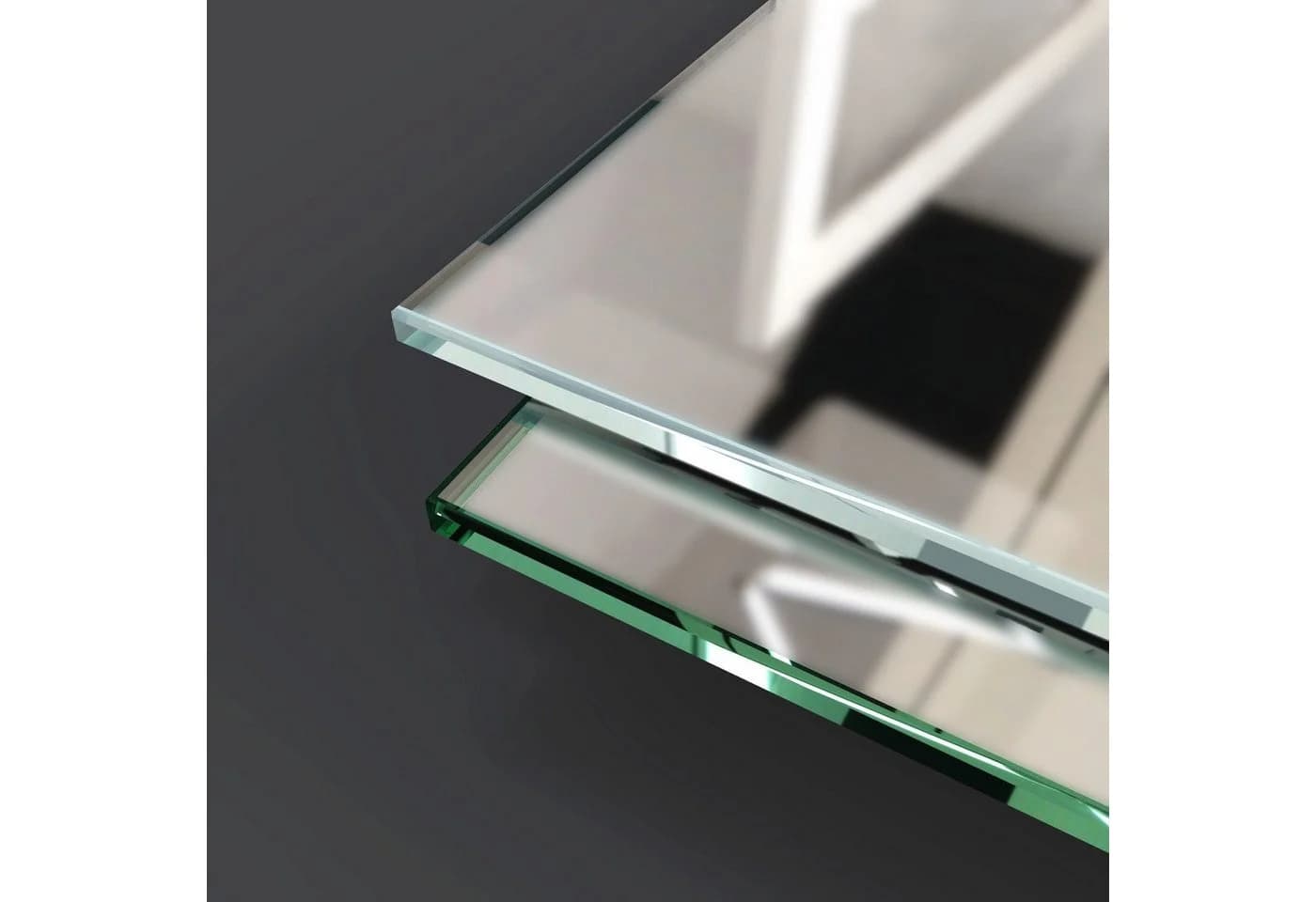MySpiegel.de Wandspiegel Rahmenlos Clearwhite Premium mit polierter Kante