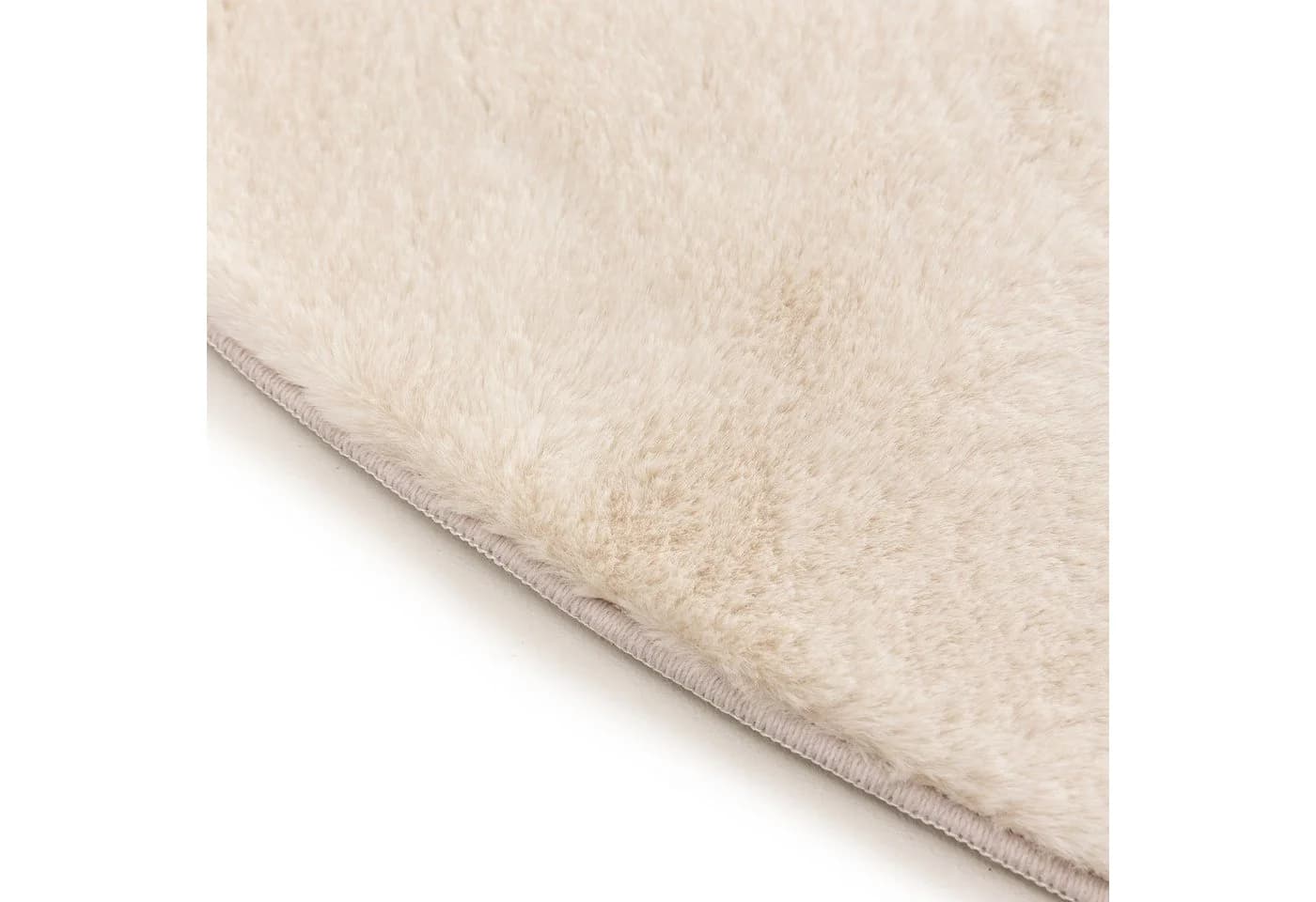 Interiyou Fellteppich Fargo Rund Beige Waschen - Bild 4