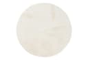 Interiyou Fellteppich Fargo Rund Weiss Hochflor Waschbar Bild 2