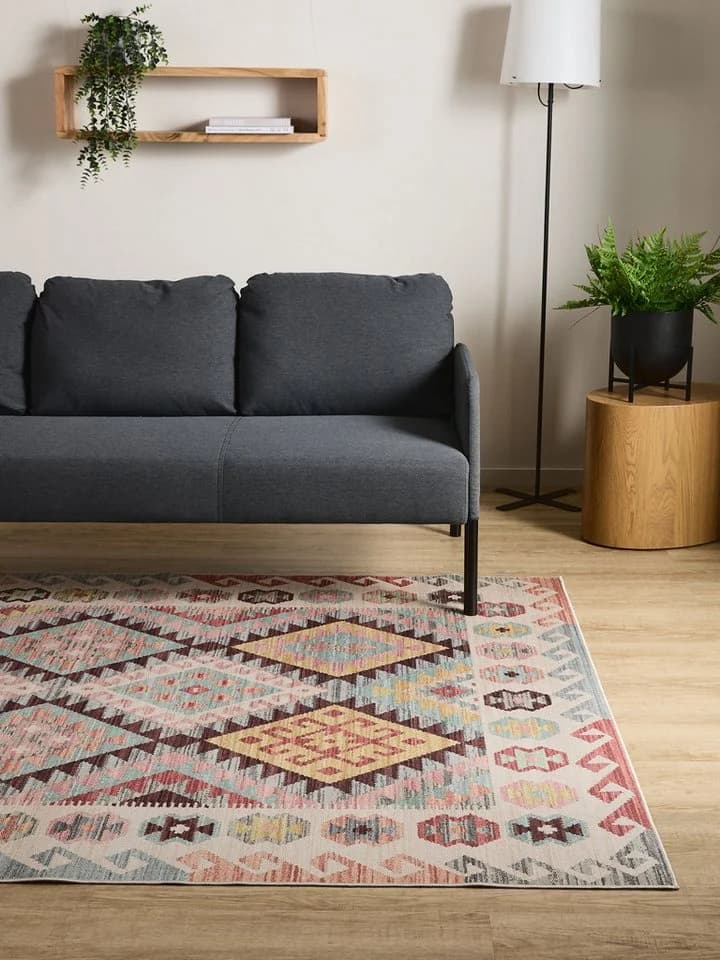 Interiyou Teppich Gent Vintage Kurzflor Bunt
