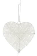 Home-trends24.de Dekohänger Herz LED Weiß Wanddeko 65 cm Bild 4