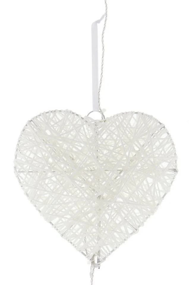 Home-trends24.de Dekohänger Herz LED Weiß Wanddeko 65 cm - Bild 4