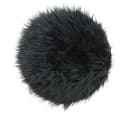 Home-trends24.de Sitzkissen Deokofell Schwarz Rund 40 cm Bild 2