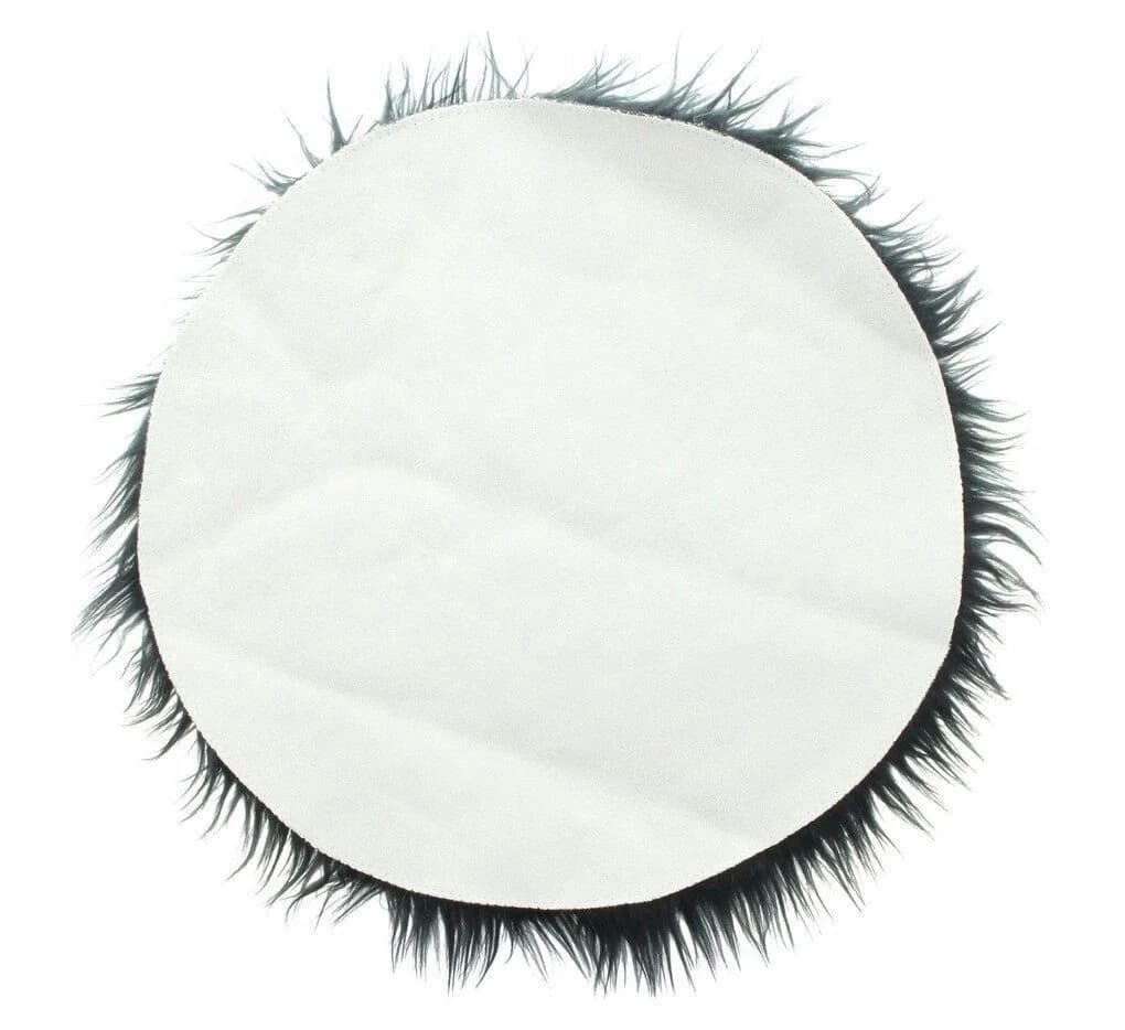 Home-trends24.de Sitzkissen Deokofell Schwarz Rund 40 cm - Bild 5