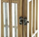 Home-trends24.de Holz-Kerzenlaterne mit Glas und Ledergriff Bild 5