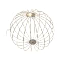 Home-trends24.de LED Kugelleuchte Silber Warmweiß Bild 2