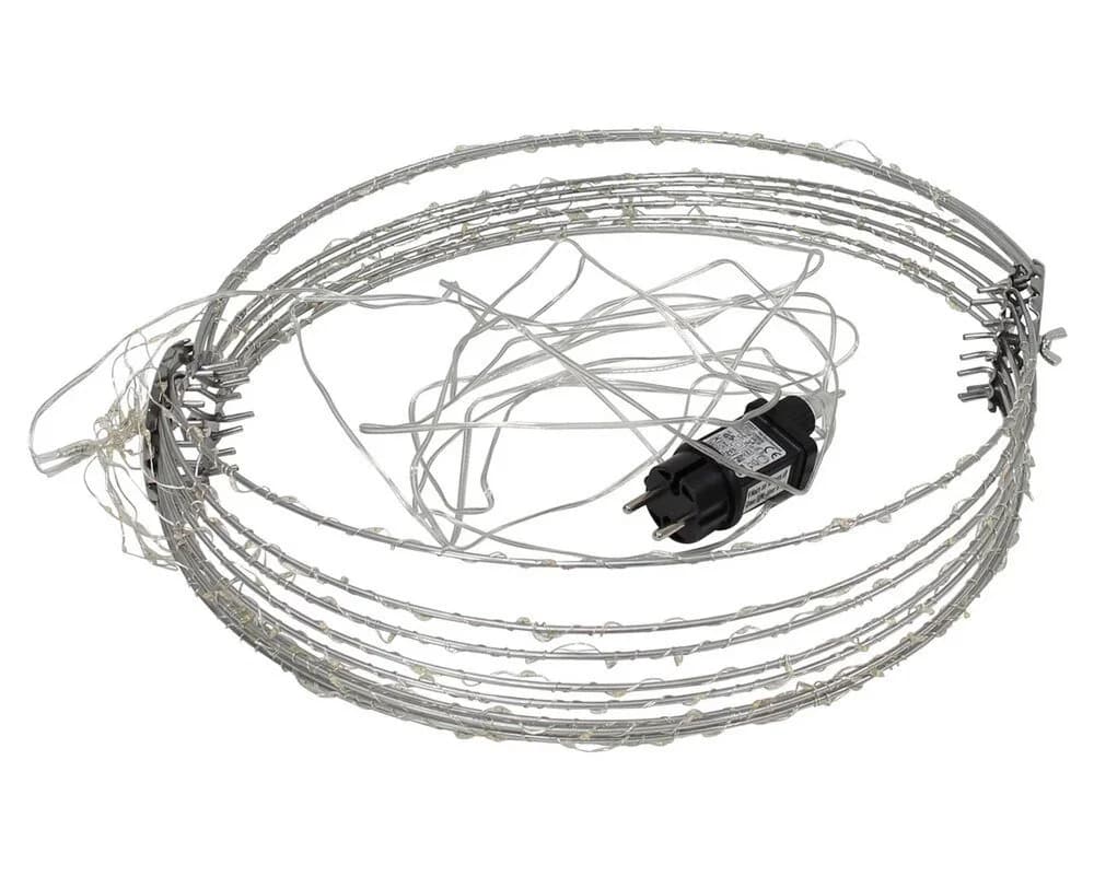 Home-trends24.de LED Kugelleuchte Silber Warmweiß - Bild 3