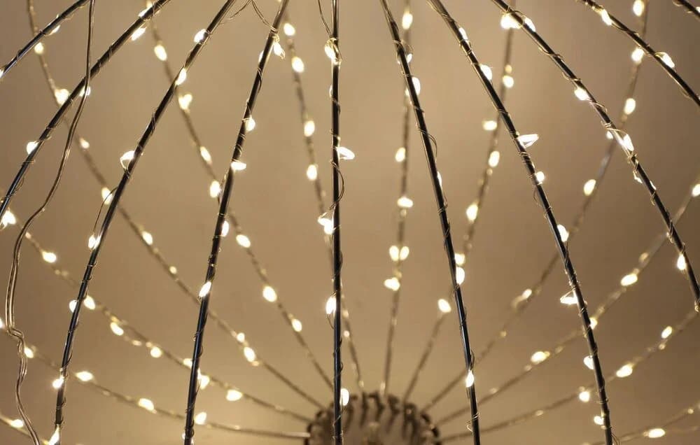 Home-trends24.de LED Kugelleuchte Silber Warmweiß - Bild 4