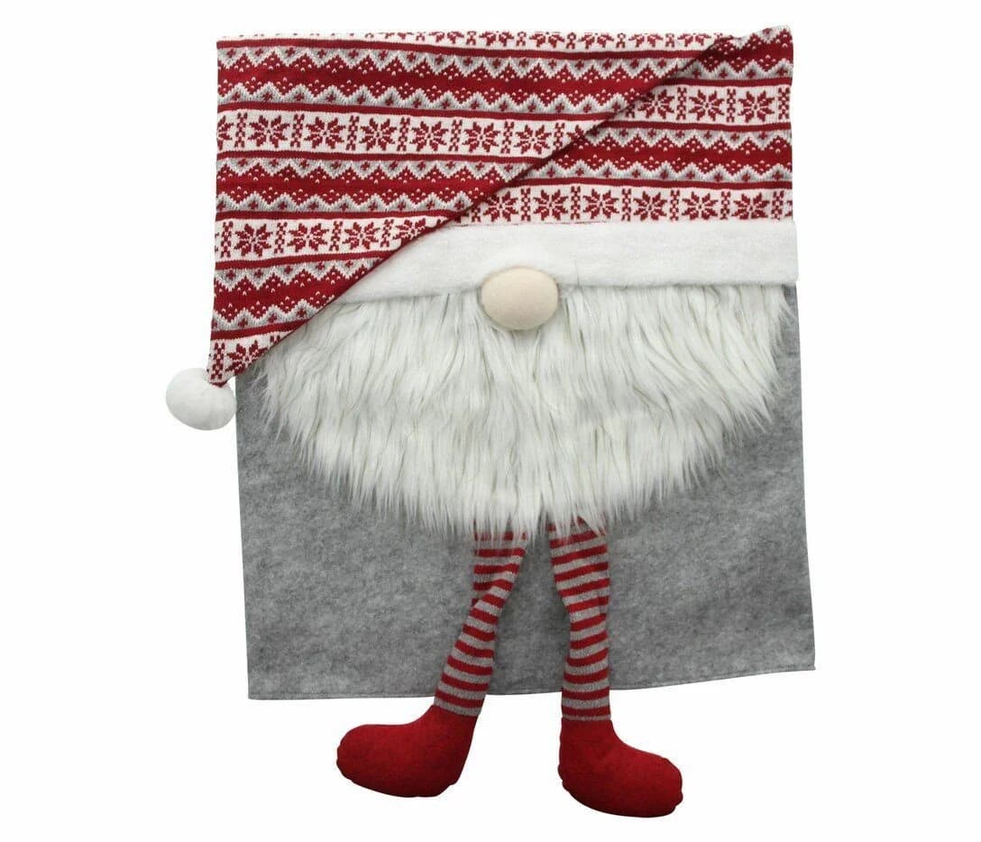 Home-trends24.de Stuhlhusse Wichtel Rot Weihnachtsdeko - Bild 2