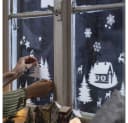 Home-trends24.de Fenstersticker Weihnachten Winter Kinder Deko Fensterdeko Weiß Bild 2