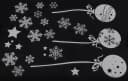 Home-trends24.de Fenstersticker Weihnachten Winter Kinder Deko Fensterdeko Weiß Bild 4