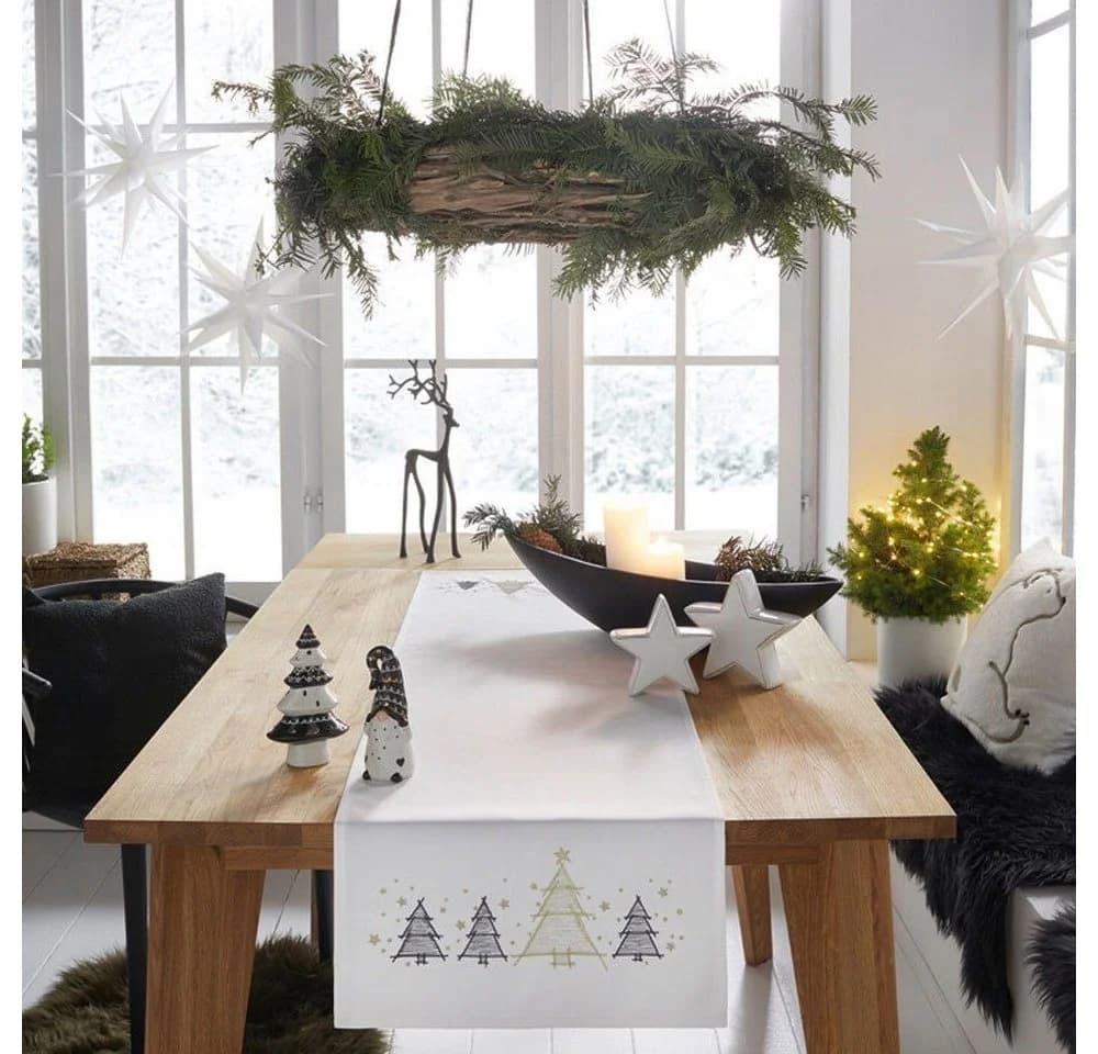 Home-trends24.de Dekofigur Hirsch Schwarz Metall