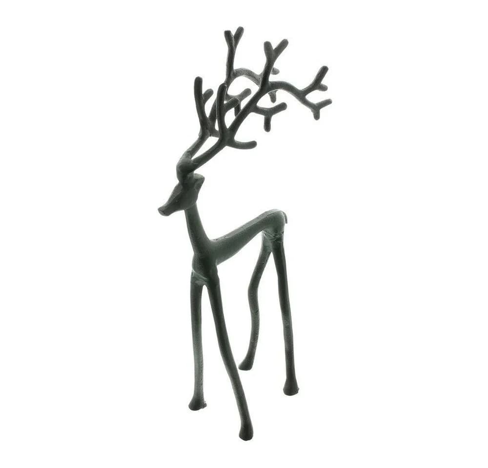 Home-trends24.de Dekofigur Hirsch Schwarz Metall - Bild 2