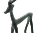 Home-trends24.de Dekofigur Hirsch Schwarz Metall Bild 4