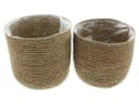 Home-trends24.de Pflanzkorb 2er Set Seegras Natur Boho Stil Bild 3