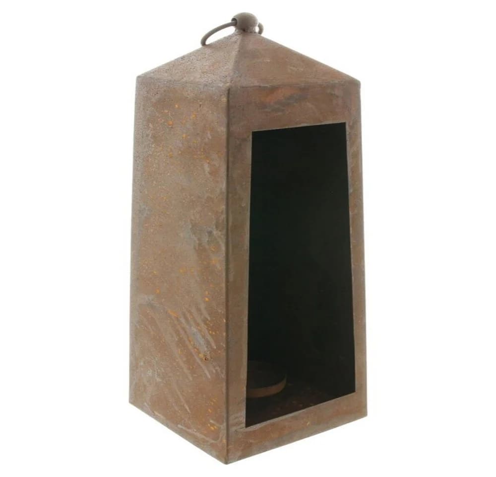 Home-trends24.de Kerzenhalter Rost Laterne Metall Garten Terrasse Windlicht - Bild 4