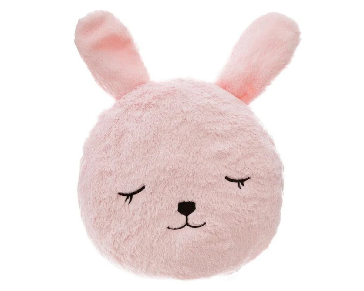 Home-trends24.de Kuschelkissen Tiermotiv Kinderzimmer Deko Bär Katze Hase