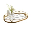 Home-trends24.de Dekotablett Gold Spiegel Antik Elegant 50cm Bild 2