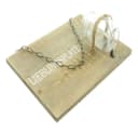 Home-trends24.de Wanddeko Schild Holz Braun mit Glasvase Bild 4