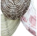 Home-trends24.de Lampion 3er Set Papier Florales Muster Braun/Rosa/Creme Bild 5