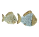 Home-trends24.de Dekofigur Fisch Figur Deko Maritim Polyresin Skulptur 2er Set Bild 3