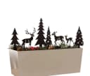 Home-trends24.de Dekofigur Hirsch Reh Rentier Figur 7er Set Metall Weihnachten Bild 2
