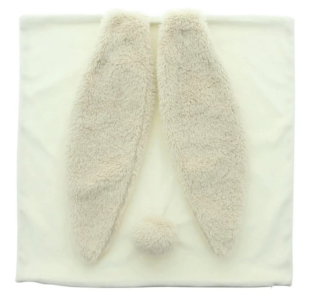 Home-trends24.de Kissenhülle Hase Ohren Creme Samt-Optik - Bild 4