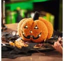Home-trends24.de LED Dekofigur Kürbis Halloween Teddy Orange Bild 1