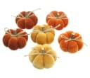 Home-trends24.de Dekofigur Kürbis samtweich Herbst Tisch Deko 6er Set Bild 2