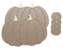 Home-trends24.de Platzset Kürbis Filz Herbst Deko 8tlg. Beige/Gold Bild 4