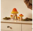 Home-trends24.de LED Dekofigur Pilz Haus 2er-Set Terrakotta Bild 1