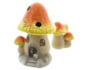 Home-trends24.de LED Dekofigur Pilz Haus 2er-Set Terrakotta Bild 2