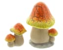 Home-trends24.de LED Dekofigur Pilz Haus 2er-Set Terrakotta Bild 4