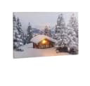 Home-trends24.de LED Leinwandbild Winterlandschaft Beleuchtet Bild 2